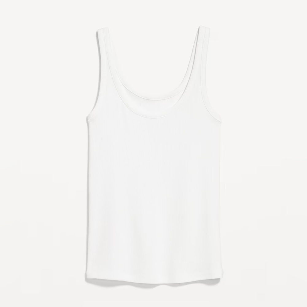 🆕 RESERVED E4L Old Navy Women’s First-Layer Ribbed Scoop-Neck Tank Top XL 16-18 - Picture 8 of 15